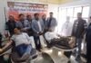 संत रविदास जयंती के अवसर पर निस्वार्थ सेवा संस्थान के द्वारा जिला अस्पताल स्तिथ ब्लड बैंक में रक्तदान शिविर का किया आयोजन