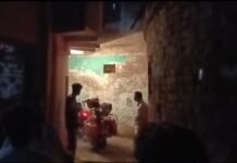 गैस सिलेंडर लीक होने से लगी भीषण आग, फायर ब्रिगेड टीम ने पाया आग पर काबू