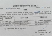 जिलाधिकारी अतुल वत्स ने प्रशासनिक कार्यों को सुचारू रूप से संचालित करने के उद्देश्य से 3 नायब तहसीलदारों के किए स्थानांतरण