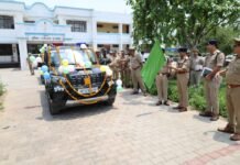 पुलिस अधीक्षक चिरंजीव नाथ सिन्हा ने 5 नए पीआरवी वाहनों को हरी झंडी दिखाकर किया रवाना