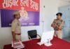 एसपी चिरंजीव नाथ सिन्हा ने मुरसान थाने का किया औचक निरीक्षण,दिए निर्देश