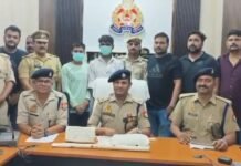 पुलिस अधीक्षक ने किया हनुमान टीला बाबा हत्याकांड का खुलासा,दो आरोपियों को किया गिरफ्तार व एक बाल अपचारी को हिरासत में लिया
