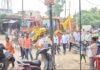 कांवड़ यात्रा को लेकर सिकंदराराऊ में नगर पालिका ने चलाया अतिक्रमण हटाओ अभियान