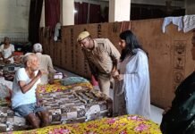 जिला विधिक सेवा प्राधिकरण की सचिव अनु चौधरी ने नगला भुस स्तिथ वृद्धाश्रम का किया निरीक्षण