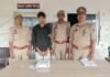 पुलिस ने अवैध तमंचा औऱ जिंदा कारतूस सहित युवक को किया गिरफ्तार
