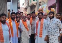 सिकंदराराऊ में गणेश चतुर्थी का पर्व श्रद्धा उल्लास और भव्यता के साथ मनाया गया,गणपति बप्पा मोरया के जयकारों से गूँजा नगर